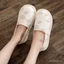 Mùa Hè Mỏng Confinement Giày Nữ Cotton Nguyên Chất In Thoáng Khí Đế Mềm Bà Bầu Gót Sau Sinh Confinement Xuân Thu Dép