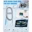 Bàn chải rửa chai Nylon bằng thép không gỉ Dụng cụ làm sạch cống cửa sổ trời