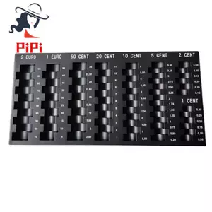 Đồng xu Máy tính tiền Khay đựng tiền xu 8 Denominations Tự đếm Đồng xu rời Bộ sưu tập phân loại