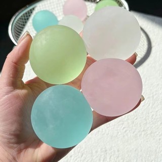 Squishy Xanh Maltose Fidget Đồ Chơi Màu Hồng Mềm Mochi Cảm Giác Bóp Đồ Chơi Dầu Dừa Bóng Đồ Chơi Giải Nén Chậm Quà Tặng Giáng Sinh