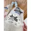 American Retro Washed Patch Stitchered Design Crop Jeans Nữ Mùa Hè Phố Cao Cấp Rời Ôm Hơn Nhìn Giữa