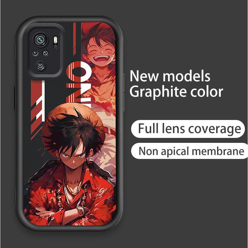 Ốp Lưng Cho Redmi Note 10 10S Pro Max 4G POCO M5S Hoạt Hình Silicon ins Mềm TPU One Piece Five Gear Luffy Angel Eye Vỏ Điện Thoại Chống Sốc