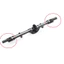 2 Chiếc Kim Loại Trục Sau Trục Adapter Phụ Kiện Cho WPL D12 C14 C24 C34 B24 B36 MN D90 D91 MN99S RC Phụ Kiện Xe Hơi