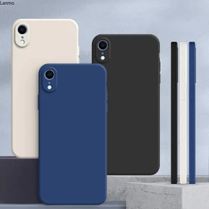 Tpu mềm cho Ốp lưng IPhone XR, màu trơn iPhone XR Vỏ bảo vệ silicon chống rơi màu trơn đơn giản