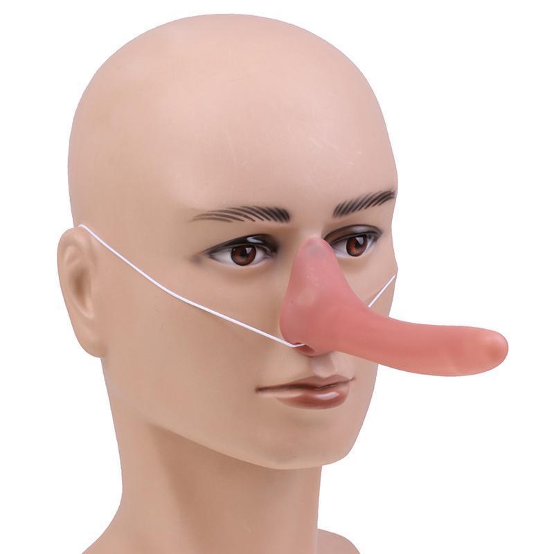 Newsmallbrains Cao Su Mũi Dài Gỗ Pinocchio Mũi Đạo Cụ Đồ Chơi Trẻ Em Cho Halloween Hóa Trang Lễ Hội Đảng NSB