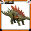 Mattel Jurassic World Action Figure - Roaring Kentrosaurus, Kids' Dinosaur Toy, Movable, Large Size: Approximately 29.6 cm, Suitable for Ages 4 and Up, Green, JCL65