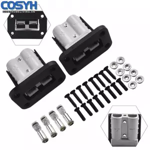 <cosyh>Flush Mount 50A Bracket Set 2PCS for RV For Caravan Yacht 12V 24V Vehicle Panels