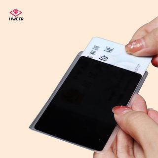 HWETR Bảo vệ thông tin cá nhân thực tế Thẻ ID đa năng Vỏ bảo vệ quyền riêng tư PVC bền Thẻ chống nhìn trộm H