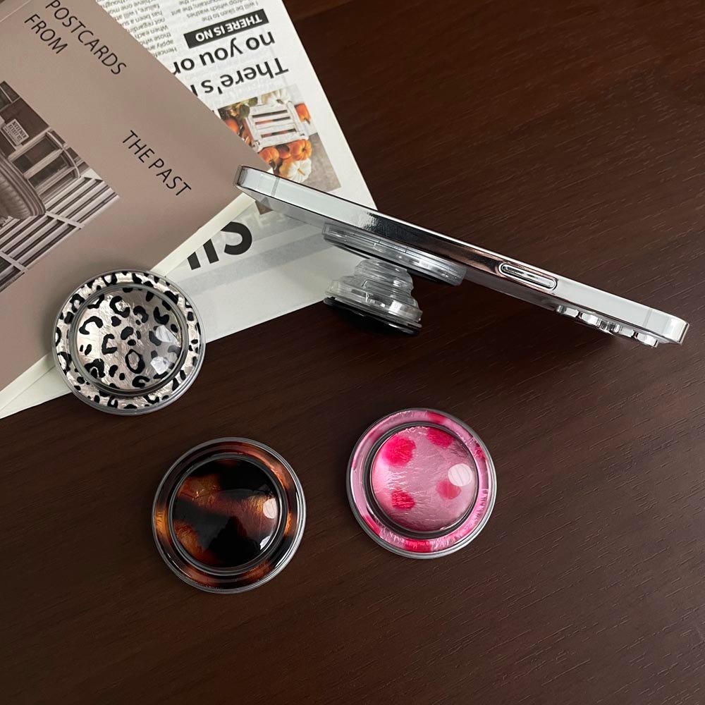 Popsocket Họa tiết hình tròn đầy màu sắc Giá đỡ điện thoại có thể gập lại cho điện thoại nam châm
