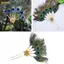 Feather Hair Stick Flower Crystal Feather Hair Decorative Pin for Women Girl