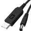CP39 HÀNG CÓ SẴN - - Dây cáp nguồn chuyển đổi USB 5v - DC(9v -12v) tự động nguồn từ pin dự phòng sang wifi, modem điện
