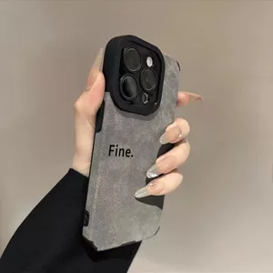 FINE lông cho 1716promax vỏ điện thoại di động iPhone1514 niche 13 cao cấp