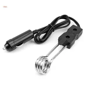 Shas Mini Di Động Mới 12V Ô Tô Ngâm Nước Cà Phê Máy Nóng Điện Tự Động