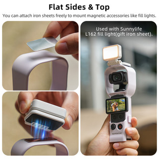 Dành cho vỏ bảo vệ DJI Osmo Pocket 4 / 3, không cần tháo, không cần lo lắng về túi 4, chặn ánh sáng, chống rơi, chống trầy xước vlog cầm tay bộ truy cập camera thể thao