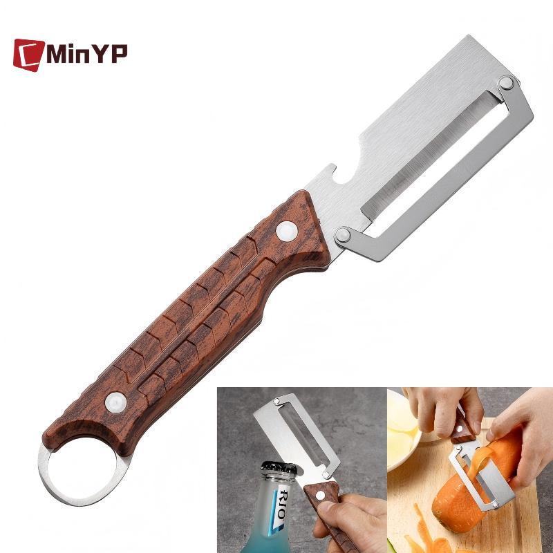CMinYP Máy gọt vỏ rau đa chức năng Thép không gỉ siêu sắc bén des cho Qui và Nhà bếp dễ dàng Nấu rau Cắt lát vinh quang
