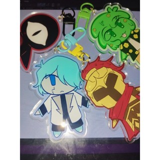 [ OPEN || AVAILABLE ]  ARG Clear acrylic keychains with colored clasps