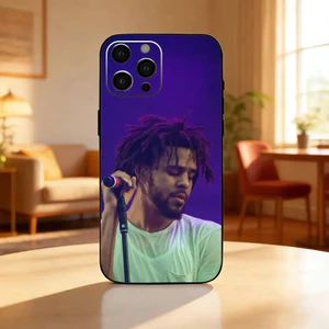 Rapper ưu tú TP-2 J. Ốp Điện Thoại C-Cole Cho iPhone17,16,15,14,13,12 Plus, Vỏ Đen Silicon Mềm Max