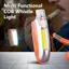 Nhíp cắm trại ngoài trời với còi cứu hộ và đèn LED sạc mini điều chỉnh 3 tốc độ