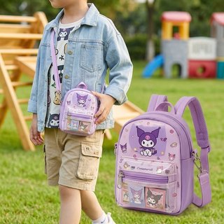 Túi đeo chéo Mini dễ thương Bộ văn phòng phẩm hoạt hình Dây đeo vai nhẹ Đồ chơi nhập vai trẻ em