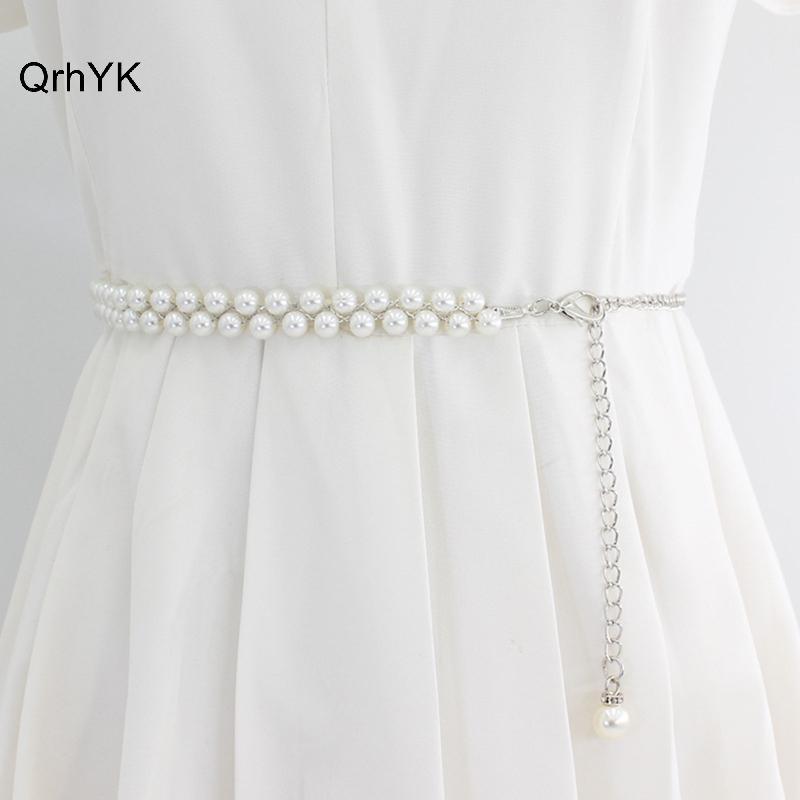 Đánh giá dây thắt lưng mỏng ngọc trai, phù hợp với váy và áo len