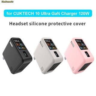 THEHOMECO Bảo Vệ, Silicon Mềm Chống Bụi, Vỏ Bảo Vệ Màu Trơn Chống Sốc Di Động Cho CUKTECH 10 Ultra GaN Sạc 120W Du Lịch