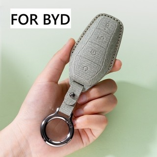 Chìa Khóa Xe Ô Tô Hộp Đựng Cho BYD Han Ev Tang Dm Qin PLUS Song Pro MAX Yuan Dolphin E2 Bảo Vệ Chìa Khóa Ô Tô Phụ Kiện