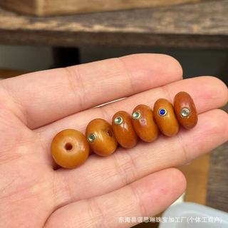 Lạc Lạc Xương Gà Dầu Vàng Abacus Hạt Kẻ Sọc Miếng Đệm 1 DIY Hạt Phụ Kiện Trang Sức Vòng Tay Vòng Cổ Z2PH