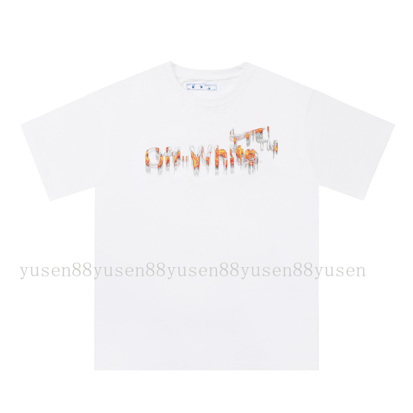 Chất Lượng Cao Sẵn Sàng Chất Lượng Cao Hàng Đầu Phong Cách Mới Rời In Hình Cotton Nguyên Chất Áo Thun Cổ Tròn Tay Ngắn