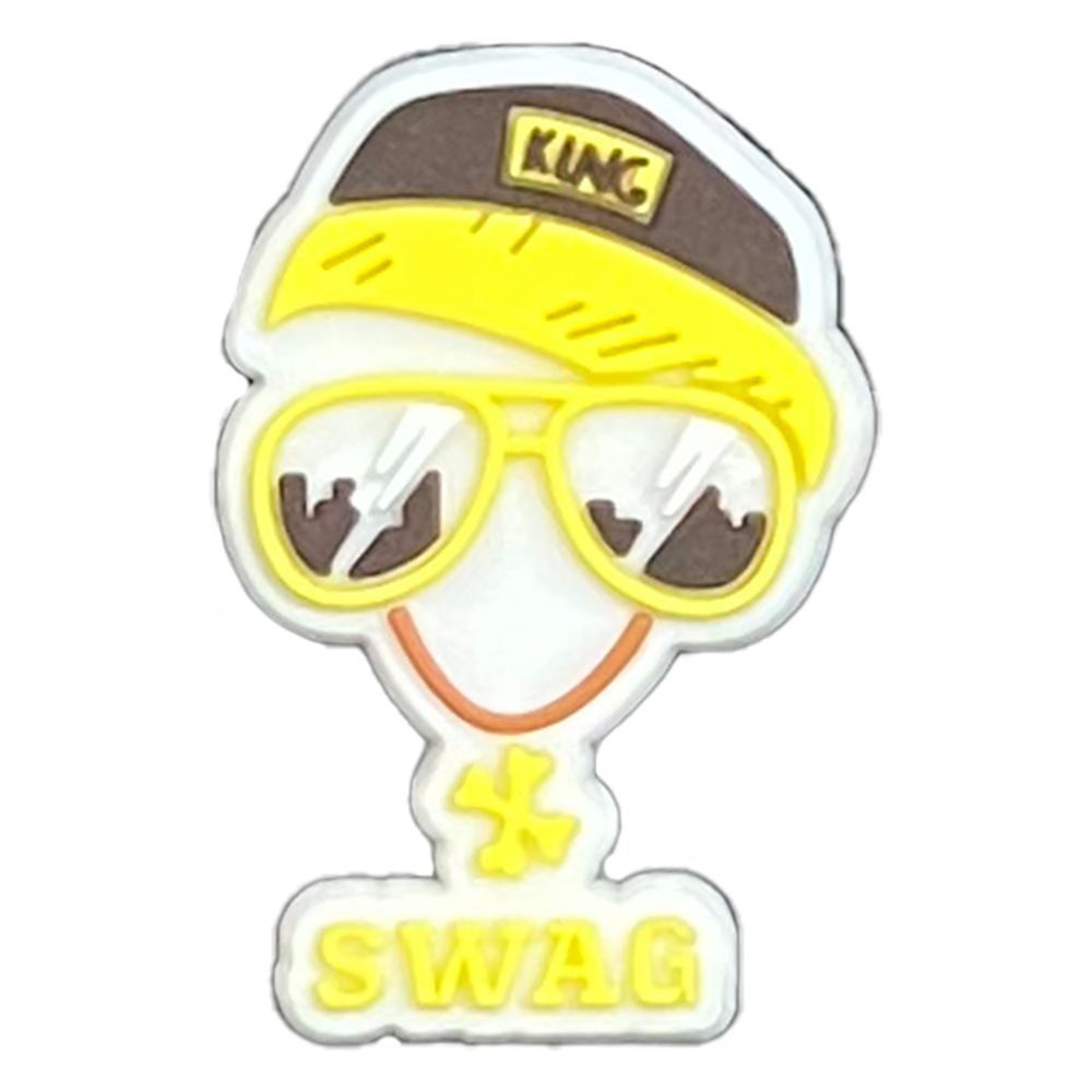 Set charm gắn dép cross HIP-HOP , Nút gắn phụ kiện sticker trang trí dép cross CROSS TREND