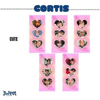 Cortis móc khóa quan sát dễ thương & Dễ thương ukuran 2.9x6.3 cm-Cool Ver, James