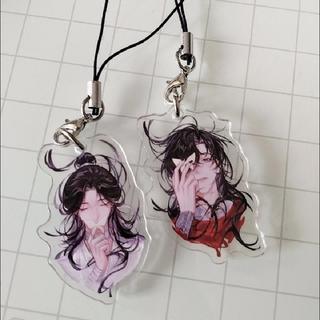 Heaven Official's Blessing Xie Lian Hua Cheng Cosplay Acrylic Keychain Figure Pendant Rope Phone Keyring Chai