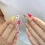 2026|Dopamine Cô Gái Nóng bỏng|Móng Tay Handmade|Mặc một mùa hè|Cầu vồng Pháp|Pure Desire Học sinh phù hợp