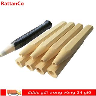 Tay cầm cầu lông RATTANCO, Tay cầm vợt cầu lông bằng gỗ G5 G6, Dụng cụ sửa chữa thay thế Đồ dùng thể thao Tay cầm bằng gỗ Thể thao