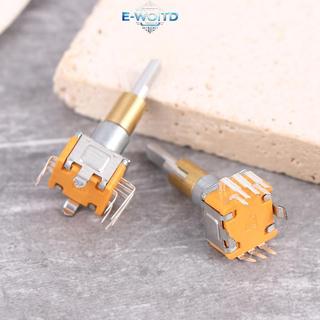 E-WOITD EC110701Bộ mã hóa quay trục hai trục N2B có công tắc nút nhấn Xoay 360 độ 30 vị trí 15 tay cầm xung E-WOITD
