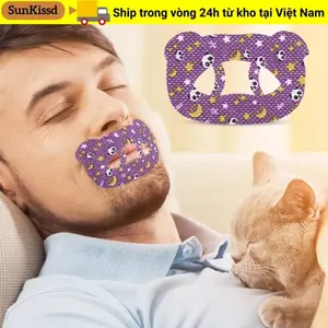 SUNKISSD 30 Chiếc Băng Hỗ Trợ Ngủ, Miếng Dán Thở Chống Ngáy Vải Không Dệt Chăm Sóc Sức Khỏe