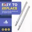 Bộ 2 bộ Đồ chơi nâng cấp xe RC Bộ phụ kiện trục sau ô tô cho các bộ phận nâng cấp xe RC 1 / 12 MN128 MN86 G500