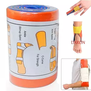 Cuộn Nẹp Nhôm DARON, Nẹp Nhẹ Khẩn Cấp Gãy Cố Định, Sinh Tồn Có Thể Tái Sử Dụng Cổ Chân Nẹp Cứu Hộ Nẹp Du Lịch Ngoài Trời