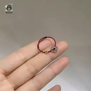 Cao Cấp Tối Giản Hoa Đồng Xu Dệt Nhẫn Hình Học Xoắn Rỗng Nhẫn Nữ Quyến Rũ Tiệc Cưới Trang Sức Quà Tặng Mới