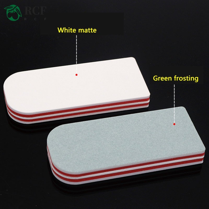Tập file móng hai mặt, nhám mịn/thô, dụng cụ cho da kim loại, acrylic và móng tự nhiên