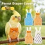 AMBU Cockatiel Pigeons, Tã Vẹt Chống Bụi Bẩn In Hình Động Vật Nhỏ, Có Thể Giặt Được Với Bowtie Thú Cưng Chim Bộ Đồ Bay