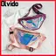OLVIDO Sports Fanny Pack, Túi đeo thắt lưng Laser ba chiều trong suốt bằng nhựa PVC, Túi đựng điện thoại chống nước thời trang Punk Lễ hội thấm nước
