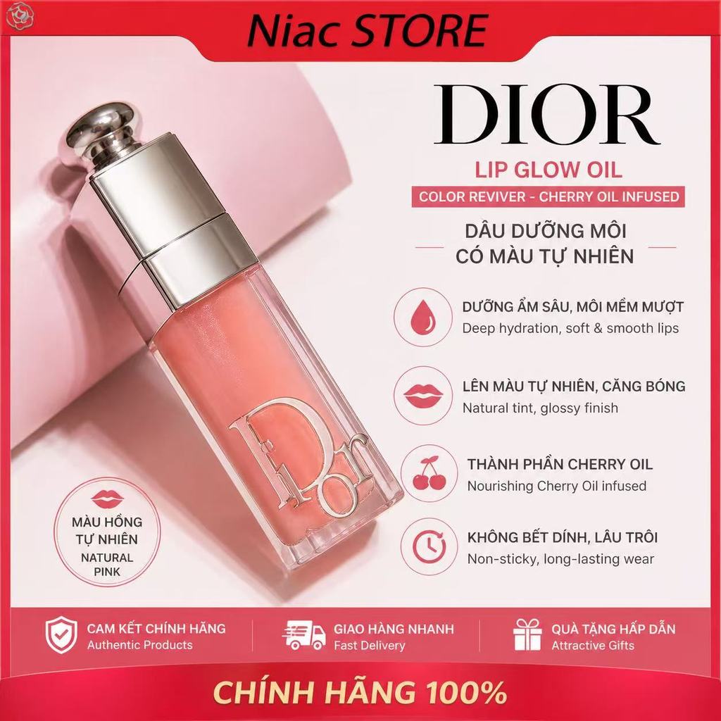 【Chính Hãng】Son 𝔻𝕚𝕠𝕣 Lip Maximizer 6ml Dưỡng Bóng Căng Môi Full Size