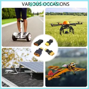 Cao Su GODD Kim Loại T Cắm Sang XT60 Adapter Đầu Nối Dòng Điện Cho Từ Xa Li Model Độ Bền