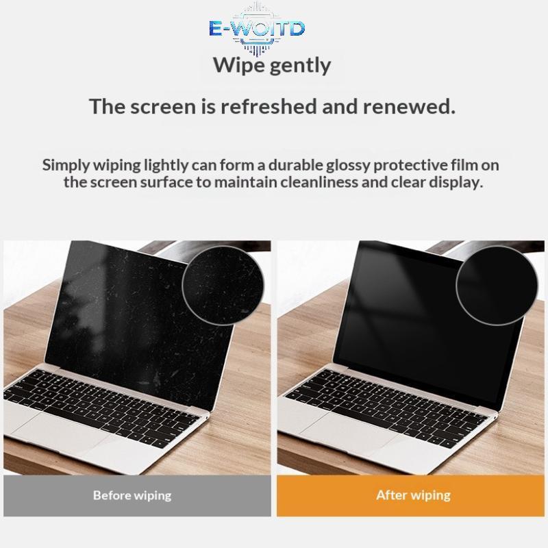Khăn lau PC E-WOITD 40 Pa - Vải lau màn hình khô và ướt cho ô tô, điện thoại, máy tính bảng, máy tính xách tay, TV và màn hình E-WOITD