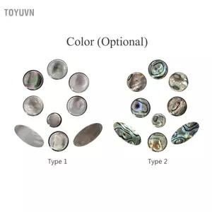 toyuvn Nút Saxophone ERYUE 9 chiếc Chất liệu vỏ Bộ phím Sax cho Alto