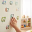 Bộ 50 Miếng Dán Graffiti PVC Chống Thấm Nước Số 67 Cho Thêu Sò Đồ Thủ Công DIY