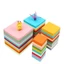 Bộ 100 Tờ Giấy Gấp Origami Màu Sắc Rực Rỡ Đa Dạng Kích Thước 7x7cm 10x10cm A4 Chất Lượng Cao An Toàn Cho Trẻ Em
