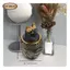 Bastet Cat Head Jar Collectible Baset Canopic Jar Tay nghề chi tiết Feline Deity Jar Urn cho chủ sở hữu thú cưng, Người đam mê Ai Cập học