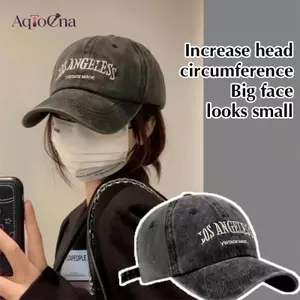 AqToCna Cotton Retro Vintage Mũ Bóng Chày Nam Nữ Denim Thêu Chữ Nón Cotton Mềm Top Mũ Thường Ngày Retro Unisex Mũ AqToCna
