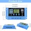 Luckyew 30A 20A 10A Bộ Điều Khiển Sạc Năng Lượng Mặt Trời 12V 24V Tự Động Bảng Điều Khiển LCD PV Cho Pin Dẫn, USB Kép TQ